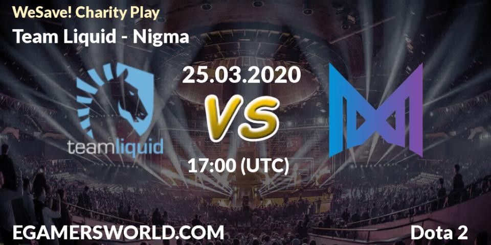 Team Liquid проти Nigma: Поради щодо ставок, прогнози на матчі. 25.03.2020 at 14:35. Dota 2, WeSave! Charity Play