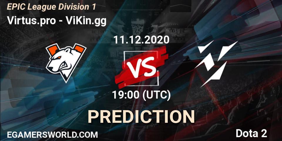 Virtus.pro проти ViKin.gg: Поради щодо ставок, прогнози на матчі. 11.12.2020 at 19:12. Dota 2, EPIC League Division 1