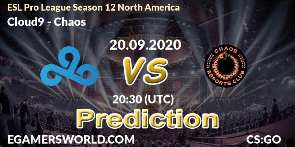 Cloud9 проти Chaos: Поради щодо ставок, прогнози на матчі. 20.09.2020 at 20:30. Counter-Strike (CS2), ESL Pro League Season 12 North America