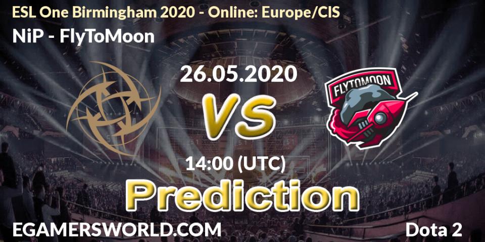 NiP проти FlyToMoon: Поради щодо ставок, прогнози на матчі. 26.05.2020 at 14:19. Dota 2, ESL One Birmingham 2020 - Online: Europe/CIS