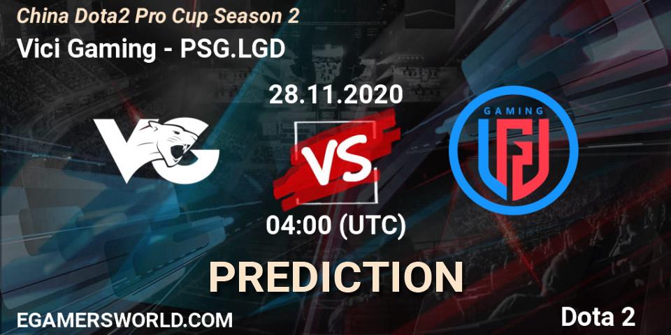 Vici Gaming проти PSG.LGD: Поради щодо ставок, прогнози на матчі. 28.11.2020 at 04:27. Dota 2, China Dota2 Pro Cup Season 2