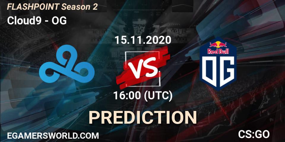 Cloud9 проти OG: Поради щодо ставок, прогнози на матчі. 15.11.2020 at 16:50. Counter-Strike (CS2), Flashpoint Season 2