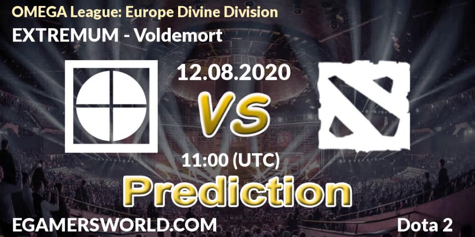 EXTREMUM проти Voldemort: Поради щодо ставок, прогнози на матчі. 12.08.2020 at 11:01. Dota 2, OMEGA League: Europe Divine Division