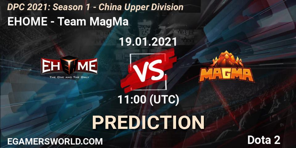 EHOME проти Team MagMa: Поради щодо ставок, прогнози на матчі. 19.01.2021 at 11:36. Dota 2, DPC 2021: Season 1 - China Upper Division
