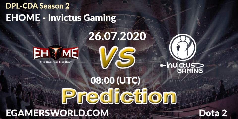 EHOME проти Invictus Gaming: Поради щодо ставок, прогнози на матчі. 26.07.2020 at 08:00. Dota 2, DPL-CDA Professional League Season 2