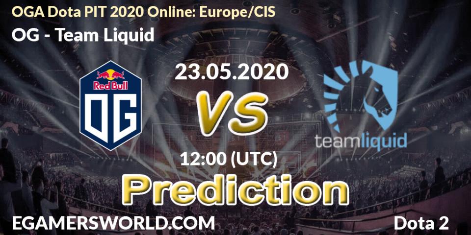 OG проти Team Liquid: Поради щодо ставок, прогнози на матчі. 23.05.2020 at 12:00. Dota 2, OGA Dota PIT 2020 Online: Europe/CIS
