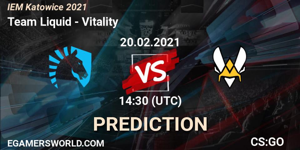 Team Liquid проти Vitality: Поради щодо ставок, прогнози на матчі. 20.02.2021 at 14:30. Counter-Strike (CS2), IEM Katowice 2021