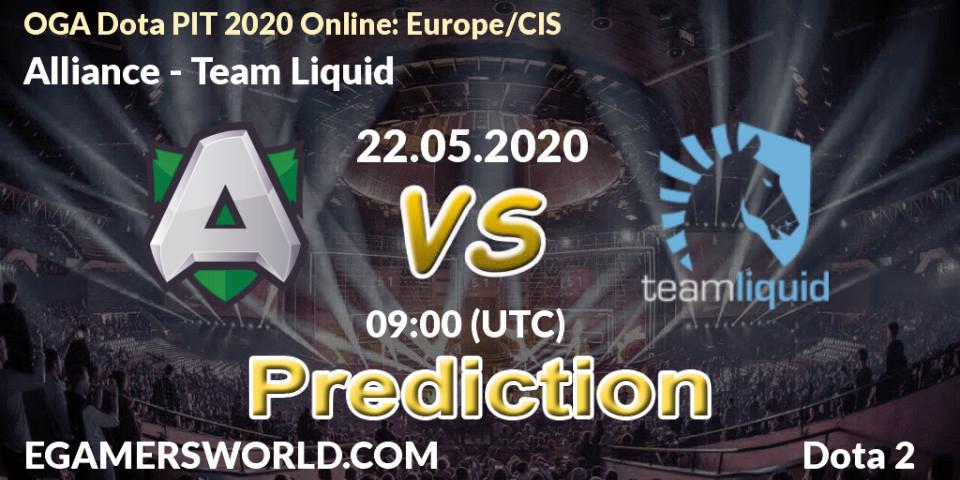Alliance проти Team Liquid: Поради щодо ставок, прогнози на матчі. 22.05.2020 at 09:06. Dota 2, OGA Dota PIT 2020 Online: Europe/CIS