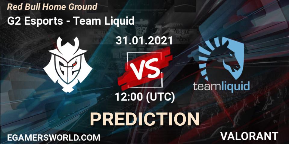 G2 Esports проти Team Liquid: Поради щодо ставок, прогнози на матчі. 31.01.2021 at 12:00. VALORANT, Red Bull Home Ground