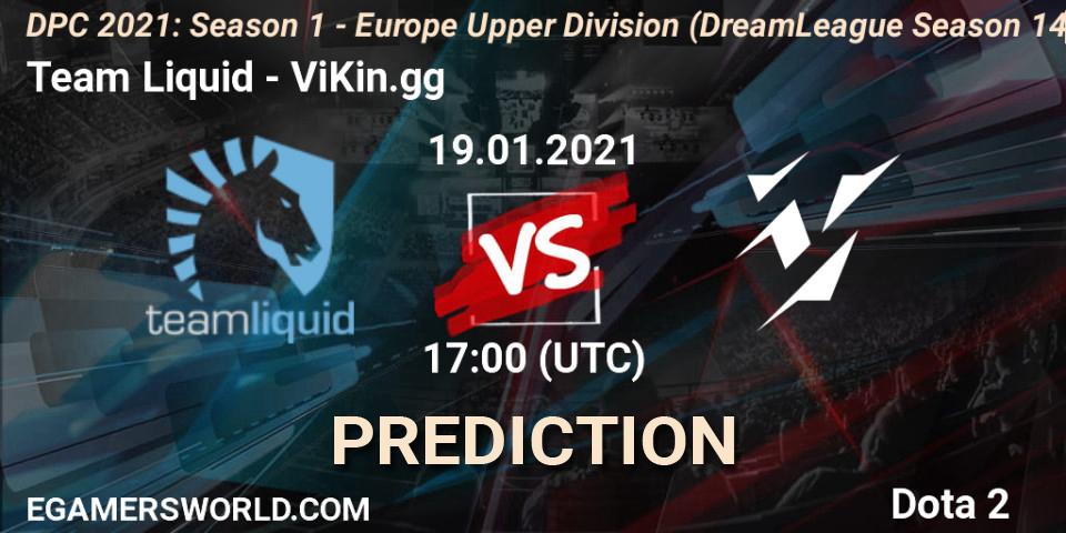 Team Liquid проти ViKin.gg: Поради щодо ставок, прогнози на матчі. 19.01.2021 at 18:07. Dota 2, DPC 2021: Season 1 - Europe Upper Division (DreamLeague Season 14)