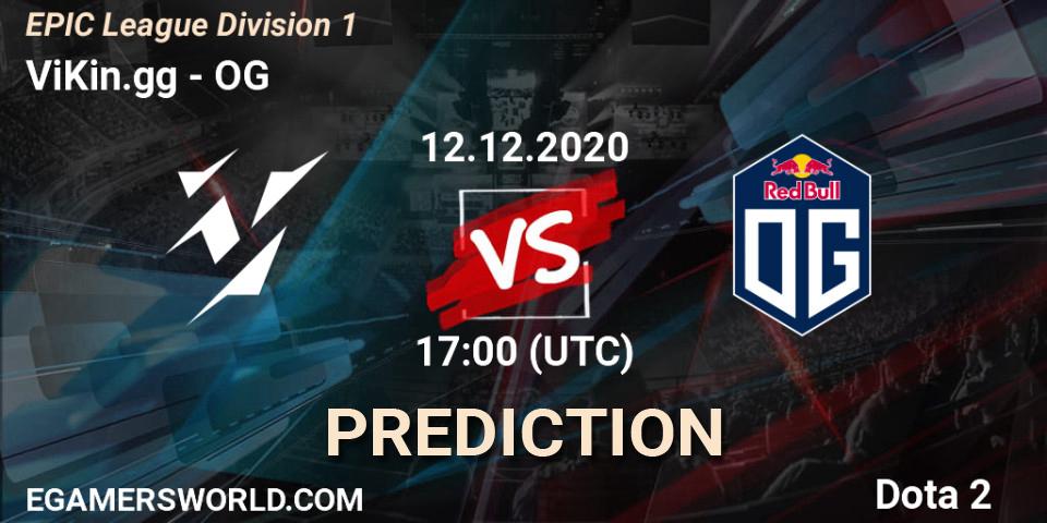 ViKin.gg проти OG: Поради щодо ставок, прогнози на матчі. 12.12.2020 at 17:43. Dota 2, EPIC League Division 1