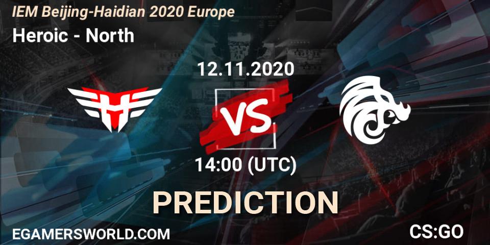 Heroic проти North: Поради щодо ставок, прогнози на матчі. 12.11.2020 at 14:00. Counter-Strike (CS2), IEM Beijing-Haidian 2020 Europe