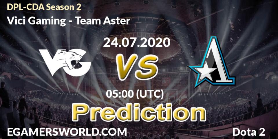 Vici Gaming проти Team Aster: Поради щодо ставок, прогнози на матчі. 24.07.2020 at 05:01. Dota 2, DPL-CDA Professional League Season 2