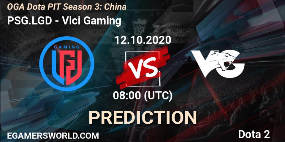 PSG.LGD проти Vici Gaming: Поради щодо ставок, прогнози на матчі. 12.10.2020 at 08:01. Dota 2, OGA Dota PIT Season 3: China