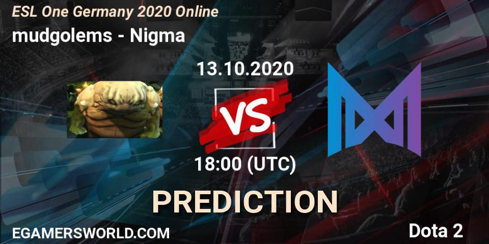 mudgolems проти Nigma: Поради щодо ставок, прогнози на матчі. 13.10.2020 at 18:33. Dota 2, ESL One Germany 2020 Online