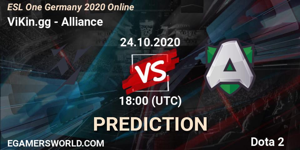 ViKin.gg проти Alliance: Поради щодо ставок, прогнози на матчі. 24.10.2020 at 15:00. Dota 2, ESL One Germany 2020 Online