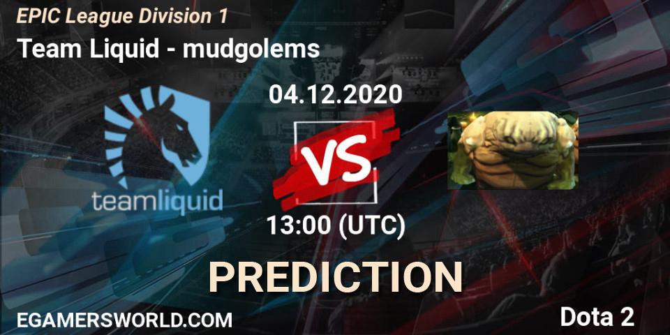 Team Liquid проти mudgolems: Поради щодо ставок, прогнози на матчі. 04.12.2020 at 16:52. Dota 2, EPIC League Division 1