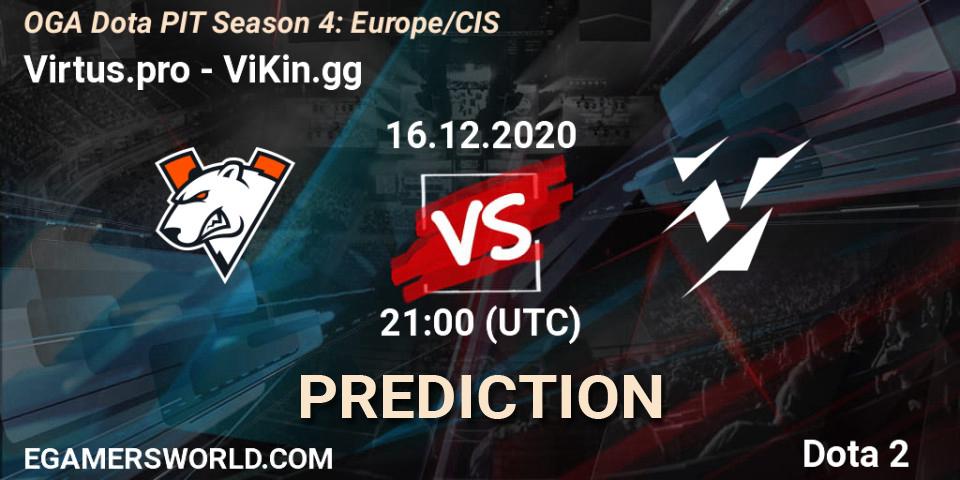 Virtus.pro проти ViKin.gg: Поради щодо ставок, прогнози на матчі. 16.12.2020 at 22:04. Dota 2, OGA Dota PIT Season 4: Europe/CIS