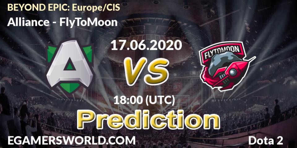 Alliance проти FlyToMoon: Поради щодо ставок, прогнози на матчі. 19.06.2020 at 12:00. Dota 2, BEYOND EPIC: Europe/CIS