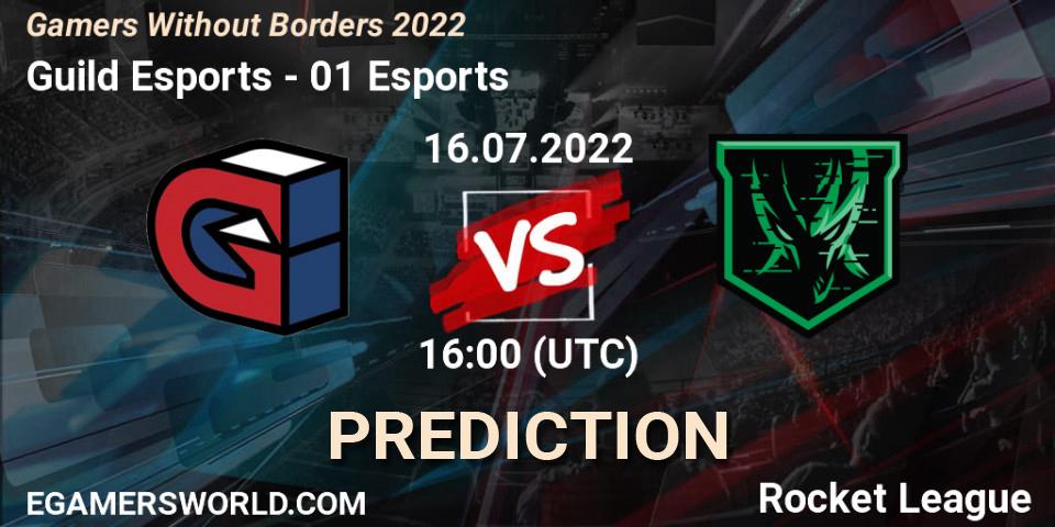 Guild Esports проти 01 Esports: Поради щодо ставок, прогнози на матчі. 16.07.2022 at 16:00. Rocket League, Gamers Without Borders 2022