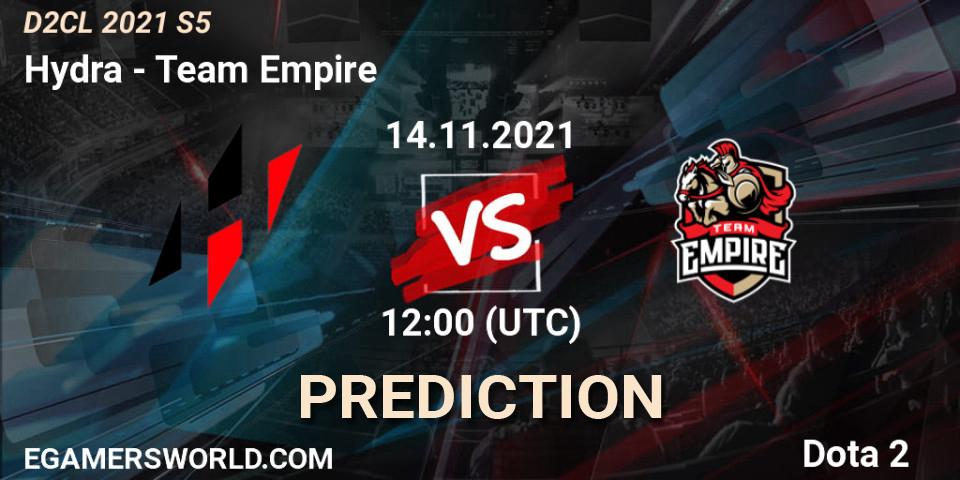 Hydra проти Team Empire: Поради щодо ставок, прогнози на матчі. 14.11.2021 at 12:04. Dota 2, Dota 2 Champions League 2021 Season 5