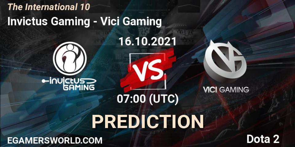 Invictus Gaming проти Vici Gaming: Поради щодо ставок, прогнози на матчі. 16.10.2021 at 07:08. Dota 2, The Internationa 2021