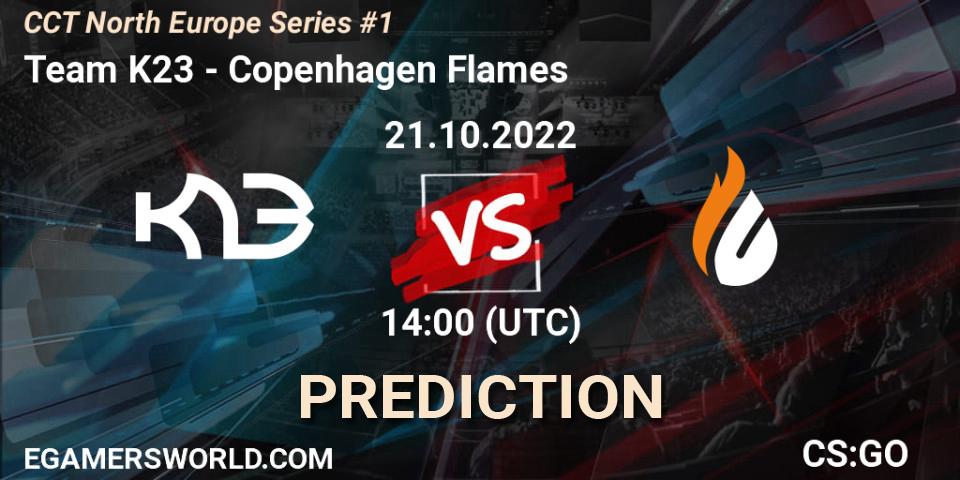 Team K23 проти Copenhagen Flames: Поради щодо ставок, прогнози на матчі. 21.10.2022 at 15:00. Counter-Strike (CS2), CCT North Europe Series #1