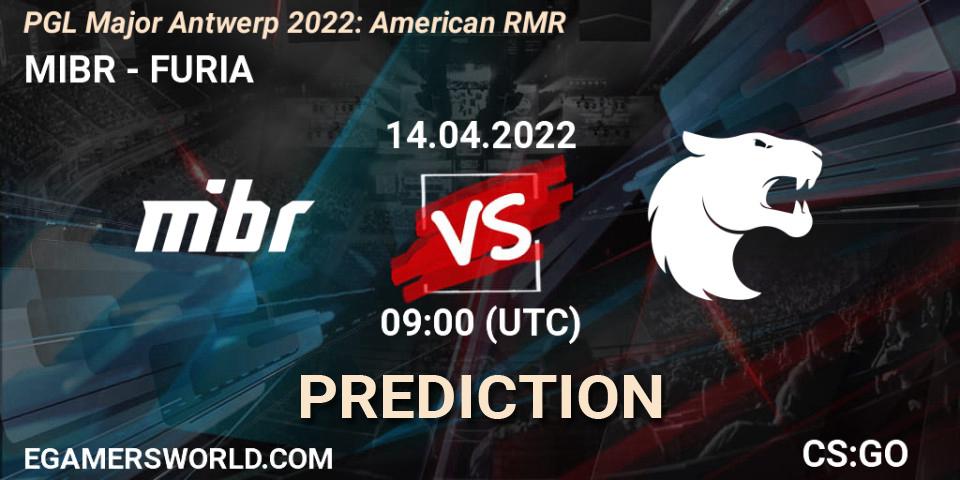 MIBR проти FURIA: Поради щодо ставок, прогнози на матчі. 14.04.2022 at 09:00. Counter-Strike (CS2), PGL Major Antwerp 2022: American RMR