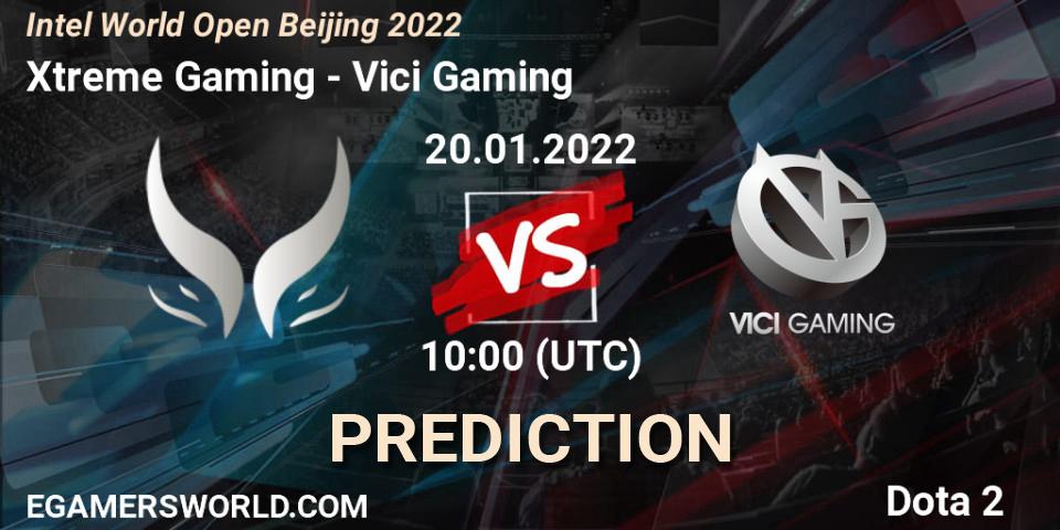 Xtreme Gaming проти Vici Gaming: Поради щодо ставок, прогнози на матчі. 20.01.2022 at 09:45. Dota 2, Intel World Open Beijing 2022