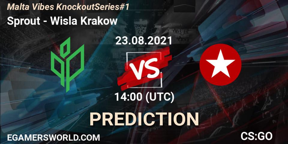 Sprout проти Wisla Krakow: Поради щодо ставок, прогнози на матчі. 23.08.2021 at 14:00. Counter-Strike (CS2), Malta Vibes Knockout Series #1