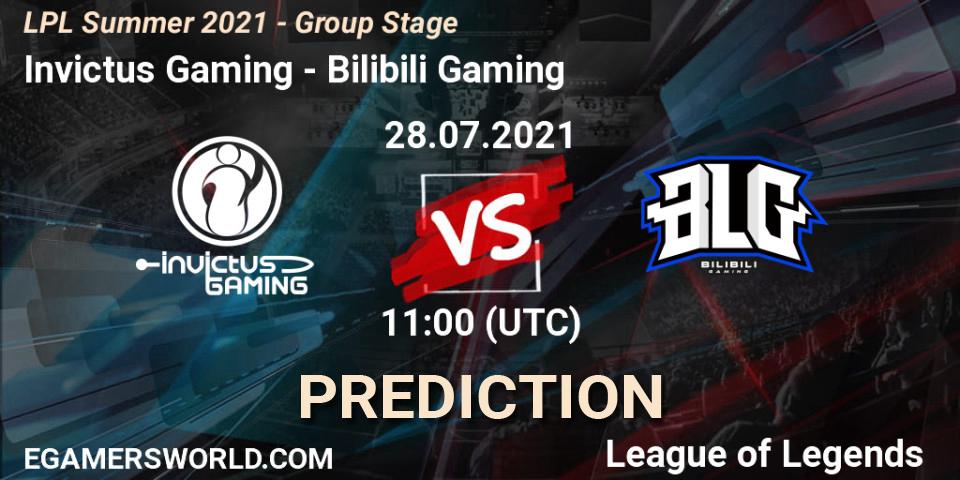 Invictus Gaming проти Bilibili Gaming: Поради щодо ставок, прогнози на матчі. 28.07.2021 at 11:00. LoL, LPL Summer 2021 - Group Stage