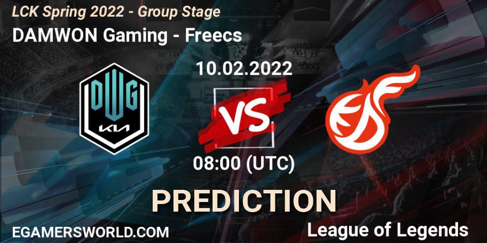 DAMWON Gaming проти Freecs: Поради щодо ставок, прогнози на матчі. 10.02.2022 at 08:00. LoL, LCK Spring 2022 - Group Stage