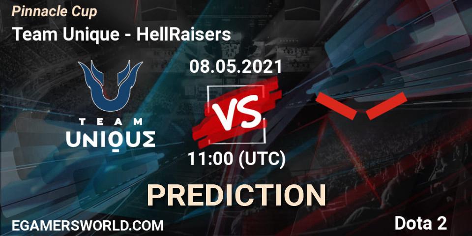 Team Unique проти HellRaisers: Поради щодо ставок, прогнози на матчі. 08.05.2021 at 11:03. Dota 2, Pinnacle Cup 2021 Dota 2