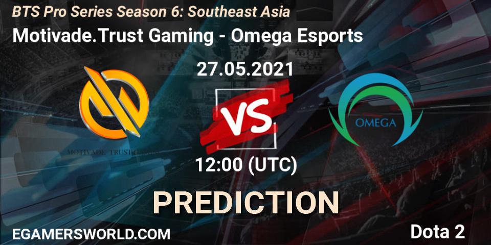 Motivade.Trust Gaming проти Omega Esports: Поради щодо ставок, прогнози на матчі. 27.05.2021 at 12:01. Dota 2, BTS Pro Series Season 6: Southeast Asia