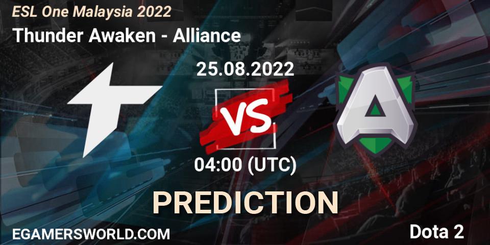 Thunder Awaken проти Alliance: Поради щодо ставок, прогнози на матчі. 25.08.2022 at 04:00. Dota 2, ESL One Malaysia 2022
