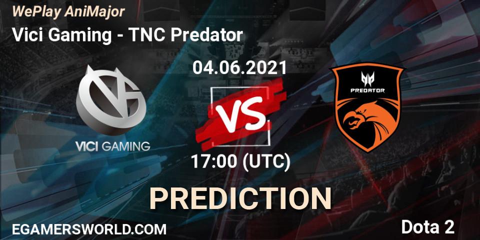 Vici Gaming проти TNC Predator: Поради щодо ставок, прогнози на матчі. 04.06.2021 at 18:25. Dota 2, WePlay AniMajor 2021