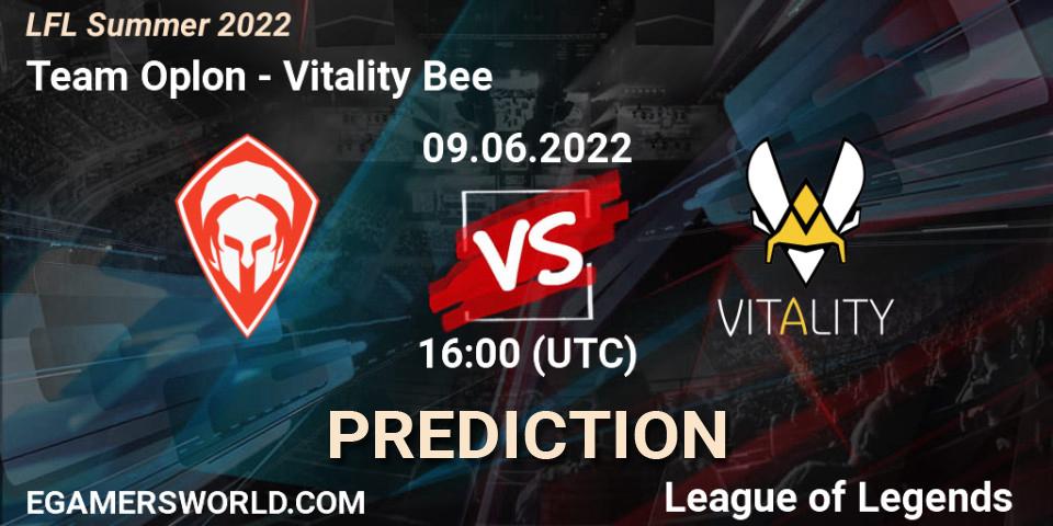 Team Oplon проти Vitality Bee: Поради щодо ставок, прогнози на матчі. 09.06.2022 at 16:00. LoL, LFL Summer 2022