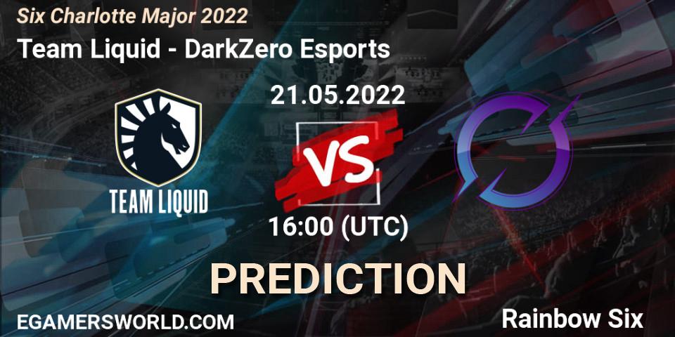 Team Liquid проти DarkZero Esports: Поради щодо ставок, прогнози на матчі. 21.05.2022 at 16:00. Rainbow Six, Six Charlotte Major 2022