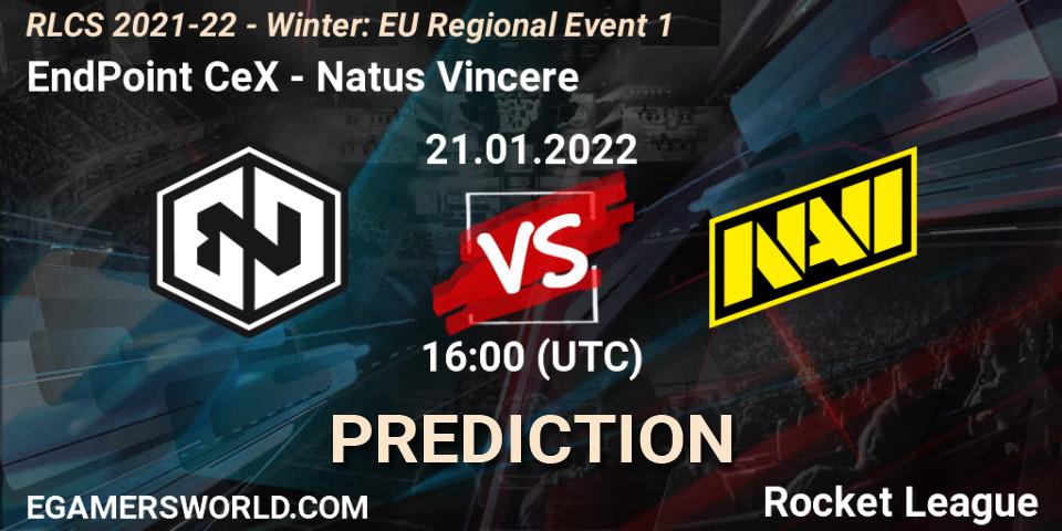 EndPoint CeX проти Natus Vincere: Поради щодо ставок, прогнози на матчі. 21.01.2022 at 16:00. Rocket League, RLCS 2021-22 - Winter: EU Regional Event 1