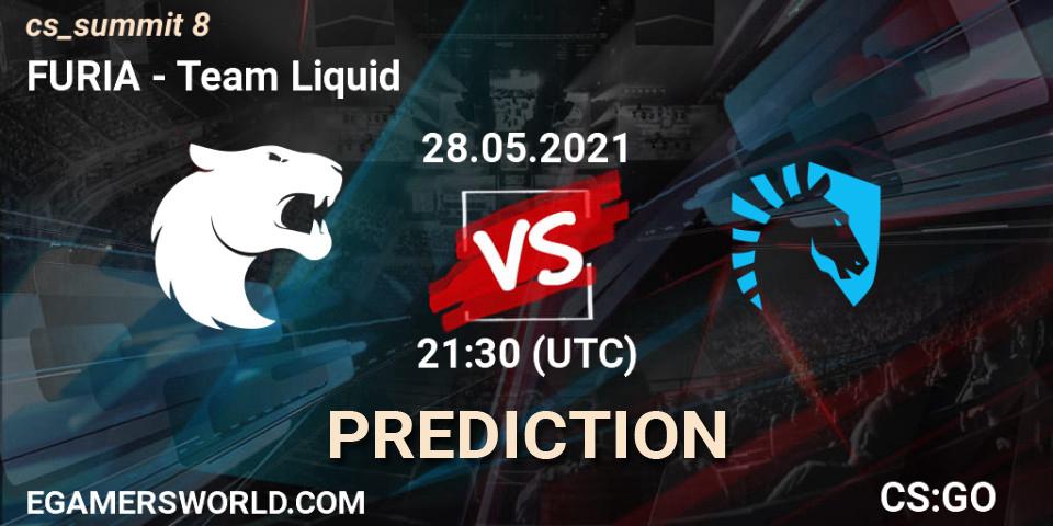 FURIA проти Team Liquid: Поради щодо ставок, прогнози на матчі. 28.05.2021 at 21:30. Counter-Strike (CS2), cs_summit 8