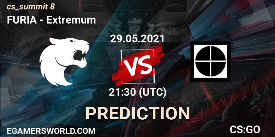 FURIA проти Extremum: Поради щодо ставок, прогнози на матчі. 29.05.2021 at 21:30. Counter-Strike (CS2), cs_summit 8