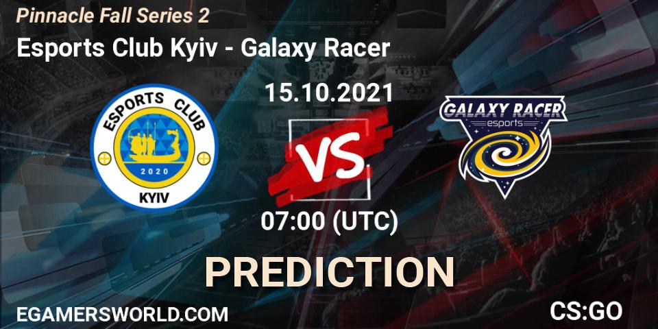Esports Club Kyiv проти Galaxy Racer: Поради щодо ставок, прогнози на матчі. 15.10.2021 at 07:00. Counter-Strike (CS2), Pinnacle Fall Series #2