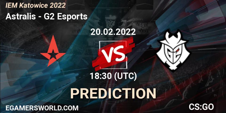 Astralis проти G2 Esports: Поради щодо ставок, прогнози на матчі. 20.02.2022 at 18:30. Counter-Strike (CS2), IEM Katowice 2022