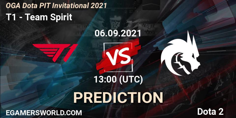 T1 проти Team Spirit: Поради щодо ставок, прогнози на матчі. 06.09.2021 at 13:37. Dota 2, OGA Dota PIT Invitational 2021