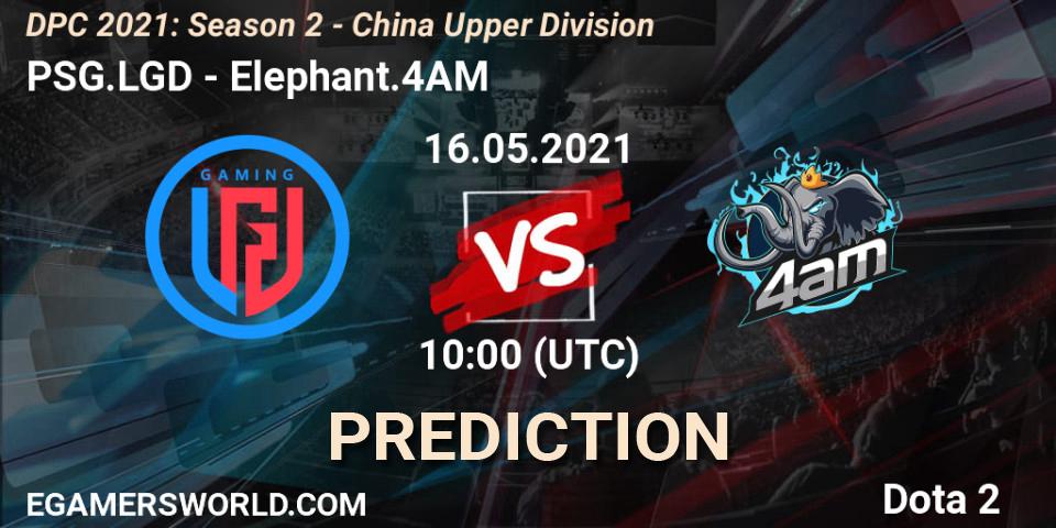PSG.LGD проти Elephant.4AM: Поради щодо ставок, прогнози на матчі. 16.05.2021 at 09:55. Dota 2, DPC 2021: Season 2 - China Upper Division