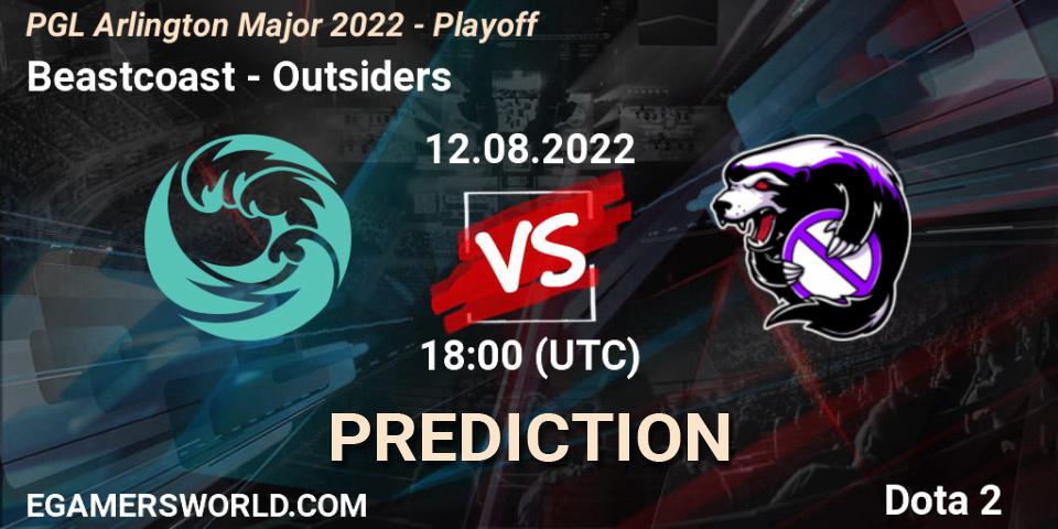 Beastcoast проти Outsiders: Поради щодо ставок, прогнози на матчі. 12.08.2022 at 18:36. Dota 2, PGL Arlington Major 2022 - Playoff