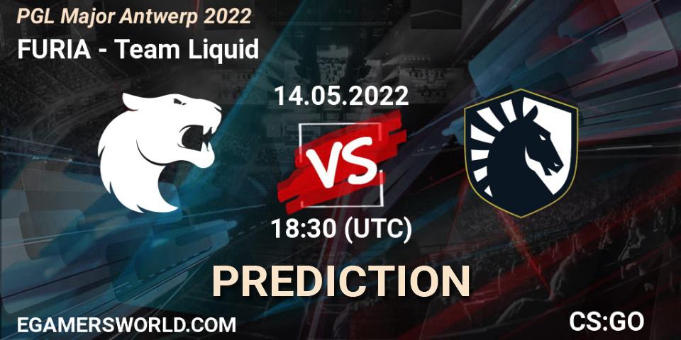 FURIA проти Team Liquid: Поради щодо ставок, прогнози на матчі. 14.05.2022 at 18:05. Counter-Strike (CS2), PGL Major Antwerp 2022