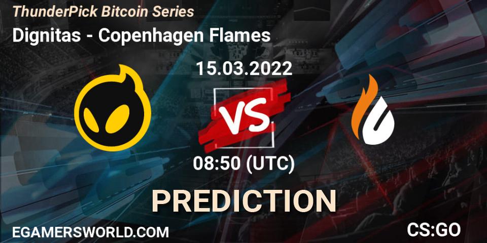 Dignitas проти Copenhagen Flames: Поради щодо ставок, прогнози на матчі. 15.03.2022 at 12:20. Counter-Strike (CS2), ThunderPick Bitcoin Series