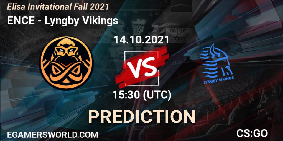 ENCE проти Lyngby Vikings: Поради щодо ставок, прогнози на матчі. 14.10.2021 at 15:30. Counter-Strike (CS2), Elisa Invitational Fall 2021