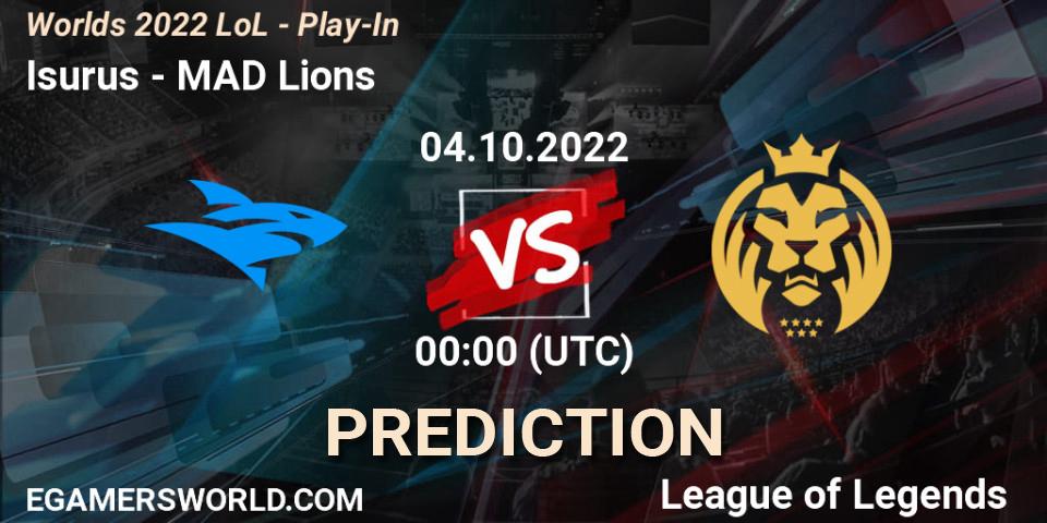 Isurus проти MAD Lions: Поради щодо ставок, прогнози на матчі. 29.09.2022 at 20:00. LoL, Worlds 2022 LoL - Play-In